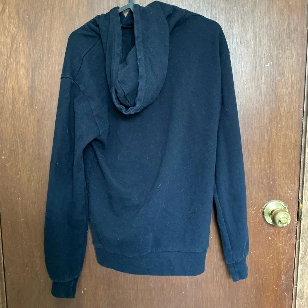 Ohoo & Company Men's Black Fleece Pullover Hoodie - Picture 2 of 3